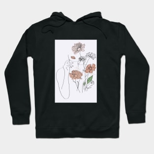 flower woman Hoodie